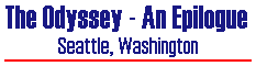The Odyssey - An Epilogue