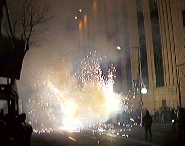 Fire spitting bull that rules the night.