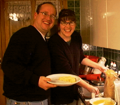 Smile! You're washing the dishes!