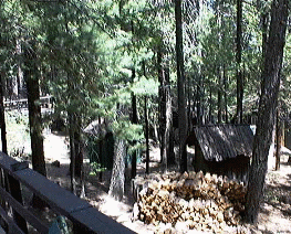 In Spanish we say outhouse