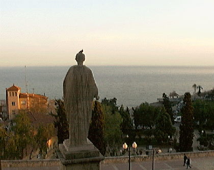 Get this pigeon off my head before I throw you all to the lions.