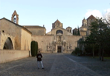 Though Kristanne is not a monk, this is definitely a monastery.