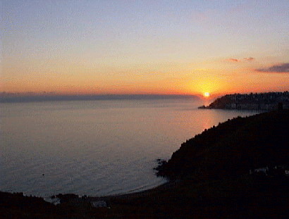 There goes the sun...deedle-deedle.